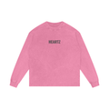 MEN'S ACID WASH PINK LONG SLEEVE